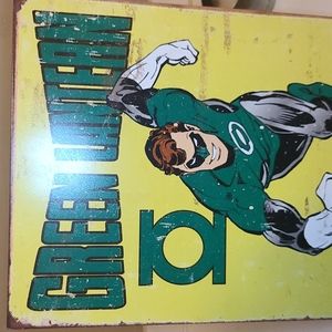 Green Lantern Reton Tin Sign